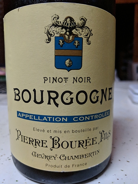 Pierre Bourée Fils Bourgogne Rouge(ピエール・ブレ・フィス ブルゴーニュ ルージュ)