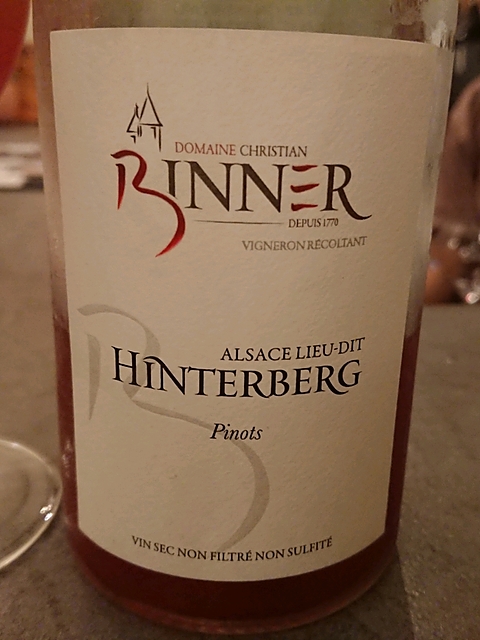 Binner Hinterberg Pinots(ビネール ヒンテルベルグ ピノ)