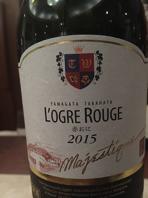 TAKAHATA WINERY Majestique L'OGRE BLEU 青おに 2015(高畠ワイン マジェスティック 高畠 ローグル・ブルー 青おに)
