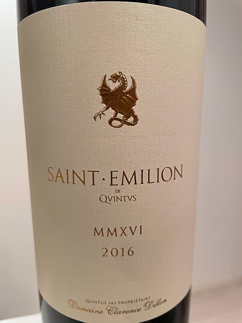 Saint Émilion de Quintus 2016