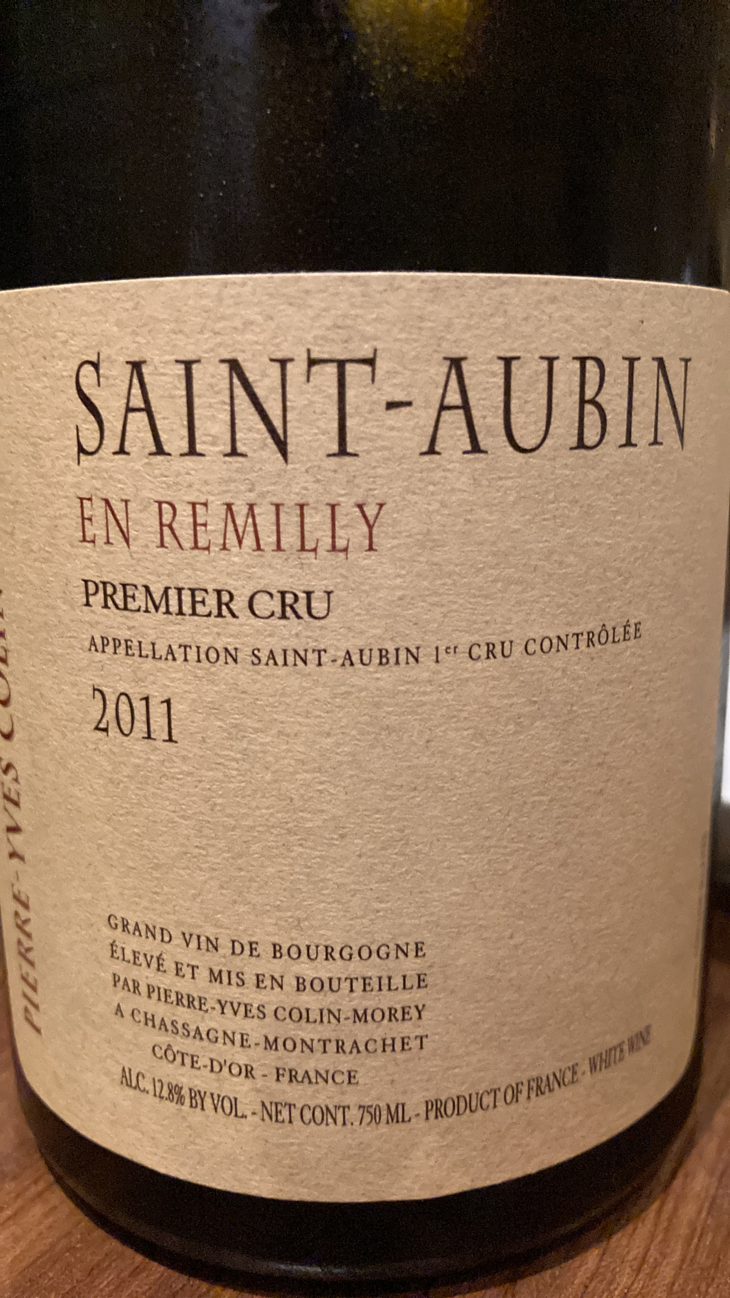 Pierre Yves Colin Morey Saint Aubin 1er Cru En | Vinica 無料