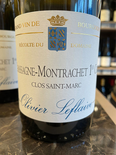 Olivier Leflaive Chassagne Montrachet 1er Cru Clos Saint Marc(オリヴィエ・ルフレーヴ シャサーニュ・モンラッシェ プルミエ・クリュ クロ・サン・マール)