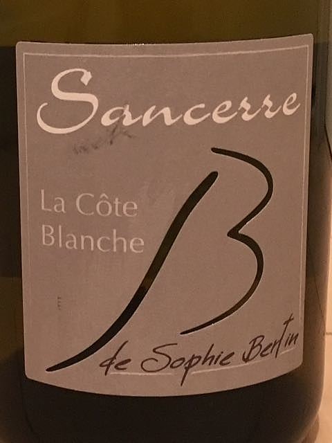 Sancerre La Côte Blanche de Sophie Bertin(サンセール ラ・コート・ブランシュ・ド・ソフィー・ベルタン)