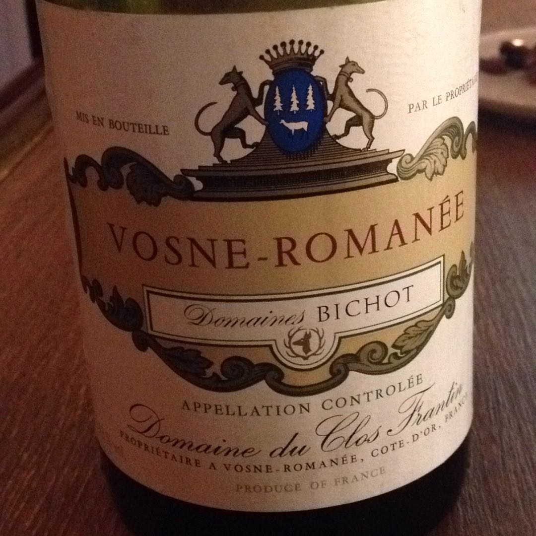 Dom. du Clos Frantin Vosne Romanée(ドメーヌ・デュ・クロ
