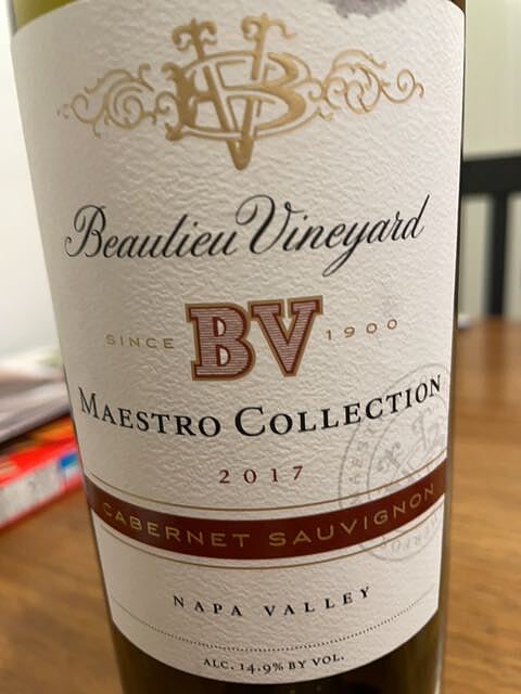 Beaulieu Vineyard BV Maestro Collection Cabernet Sauvignon(ボーリュー・ヴィンヤード BV マエストロ・コレクション カベルネ・ソーヴィニヨン)