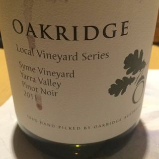 Oakridge Local Vineyard Series Syme Vineyard Pinot Noir(オークリッジ ローカル・ヴィンヤード・シリーズ サイム・ヴィンヤード ピノ・ノワール)