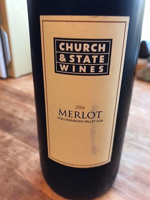 Church & State Wines Merlot(チャーチ・アンド・ステート・ワインズ メルロー)