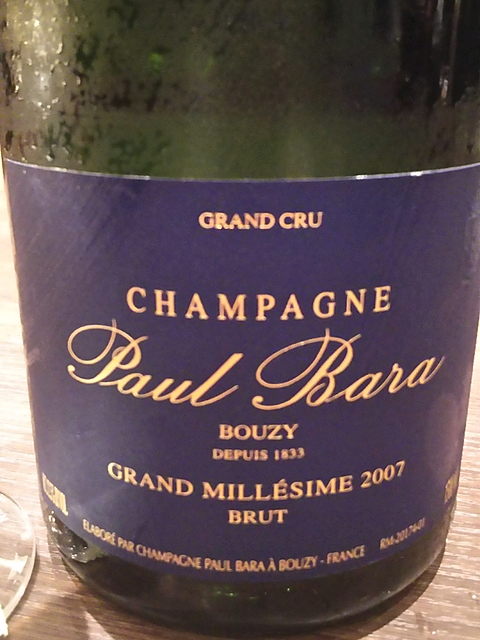 Paul Bara Grand Millésimé Brut(ポール・バラ グラン・ミレジメ ブリュット)