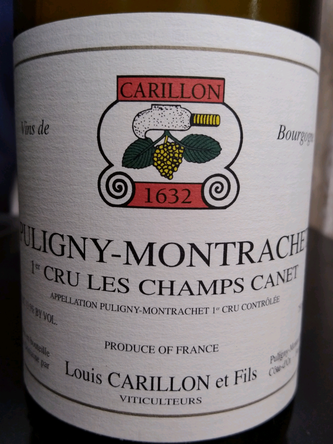 Louis Carillon & Fils Puligny Montrachet 1er Cru | Vinica