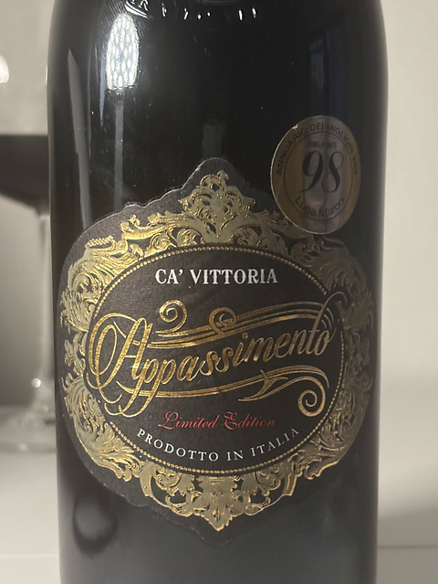 Ca' Vittoria Appassimento Limited Edition(カ・ヴィットーリア アパッシメント リミテッド・エディション)