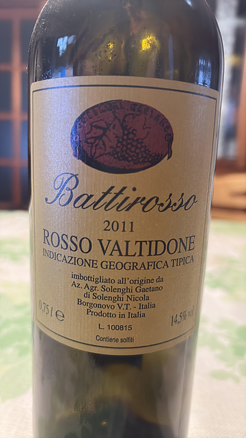 Solenghi Gaetano Battirosso Rosso Valtidone
