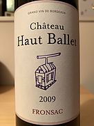 Ch. Haut Ballet Fronsac