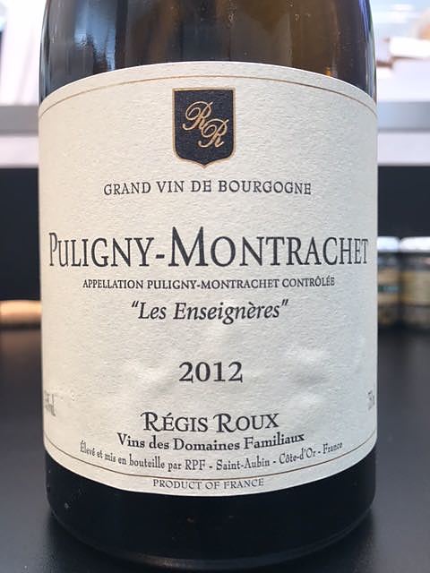 Régis Roux Puligny Montrachet Les Enseignères