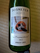 Josmeyer Pinot Gris Le Fromenteau(2012)