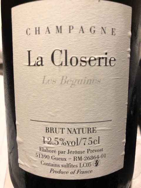 Champagne La Closerie Les Beguines Brut | Vinica 無料の Champagne La Closerie Les Beguines Brut | Vinica 無料の