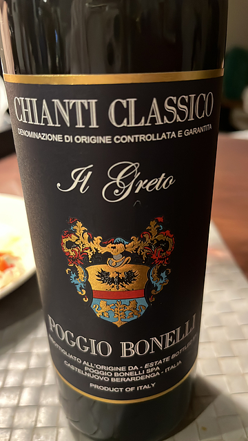 Poggio Bonelli Chianti Classico Il Greto(ポッジョ・ボネッリ キアンティ・クラッシコ イル・グラート)