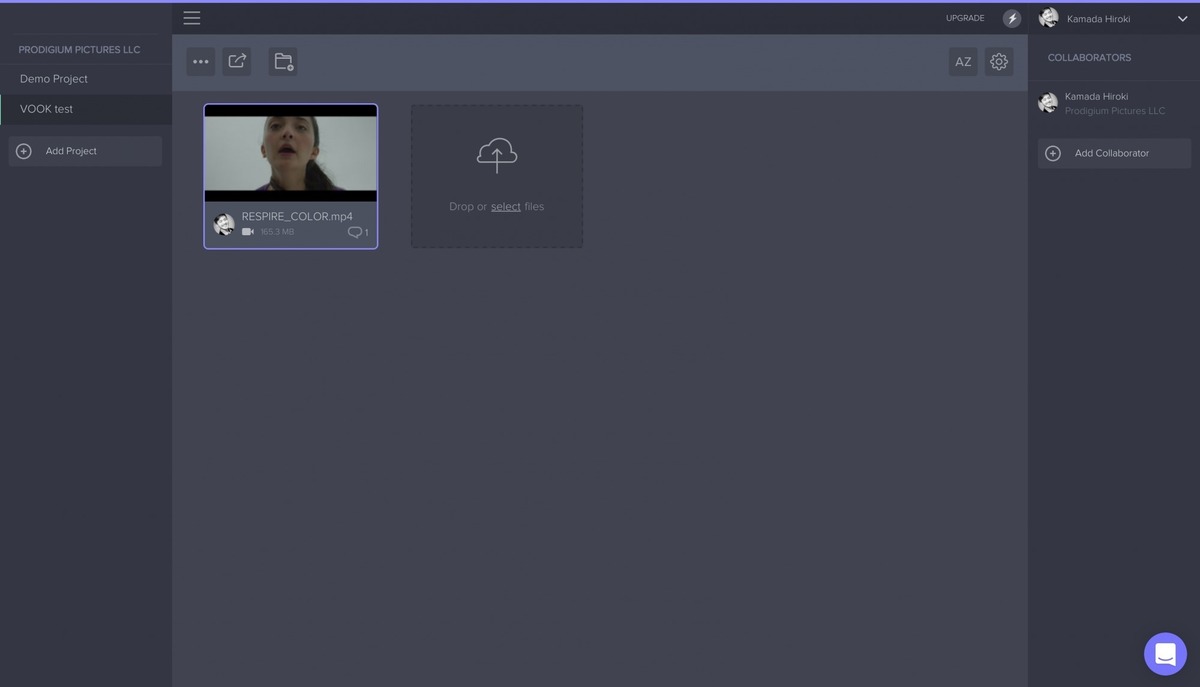 frame io を使ってネット試写を更に快適に vook ヴック