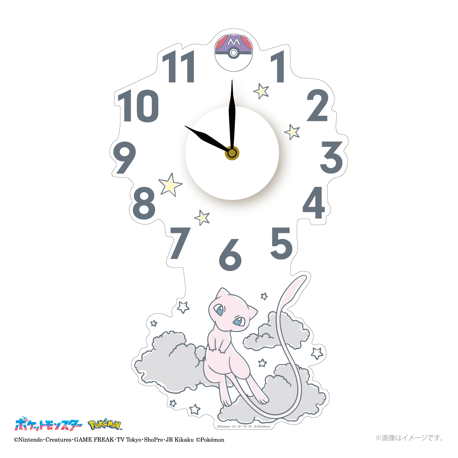 ポケモンだいすきクラブ　アルセウスの掛け時計 レア】ポケモンだいすきクラブ アルセウス 掛け時計 - メルカリ