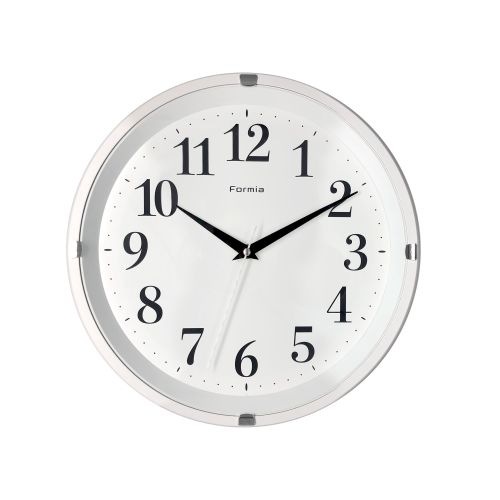 日本製！レトロデザイン連続秒針クォーツ式掛け時計 QL739A-BR(ブラウン) 日本製！レトロデザイン連続秒針クォーツ式掛け時計 QL739A-BR