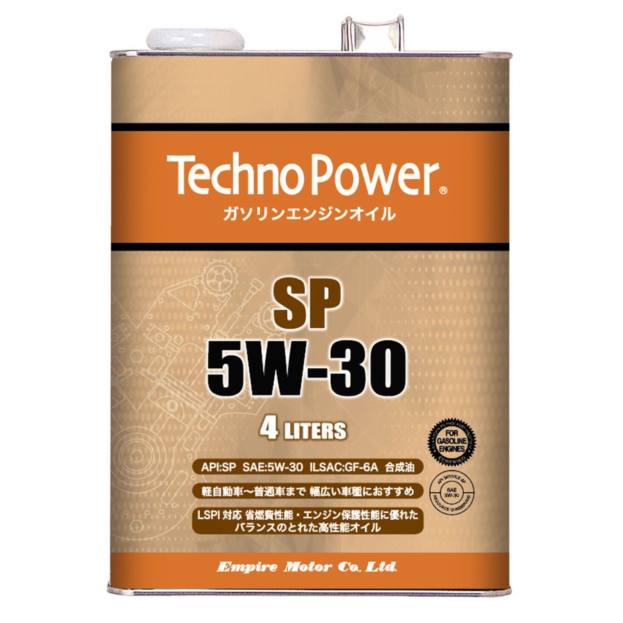 テクノパワー TPオイル SP 5W30 4L ／ TP－SP5W30