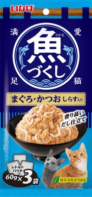 BNR32改　いなば 魚づくし まぐろ・かつお しらす入り ２ケース BNR32改 いなば 魚づくし まぐろ・かつお しらす入り 2ケース