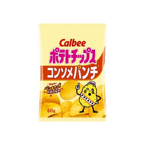 カルビー ポテトチップス コンソメパンチ 60g