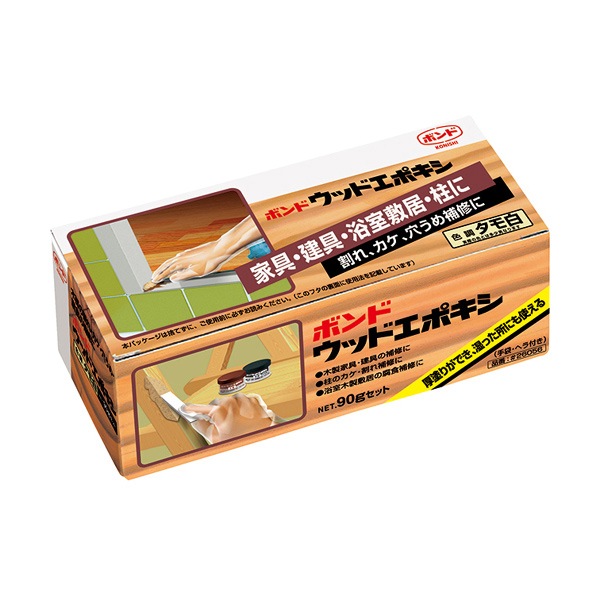 専用です！ コニシ ＃26056 ウッドエポキシ タモ白 ／ 90Gセット