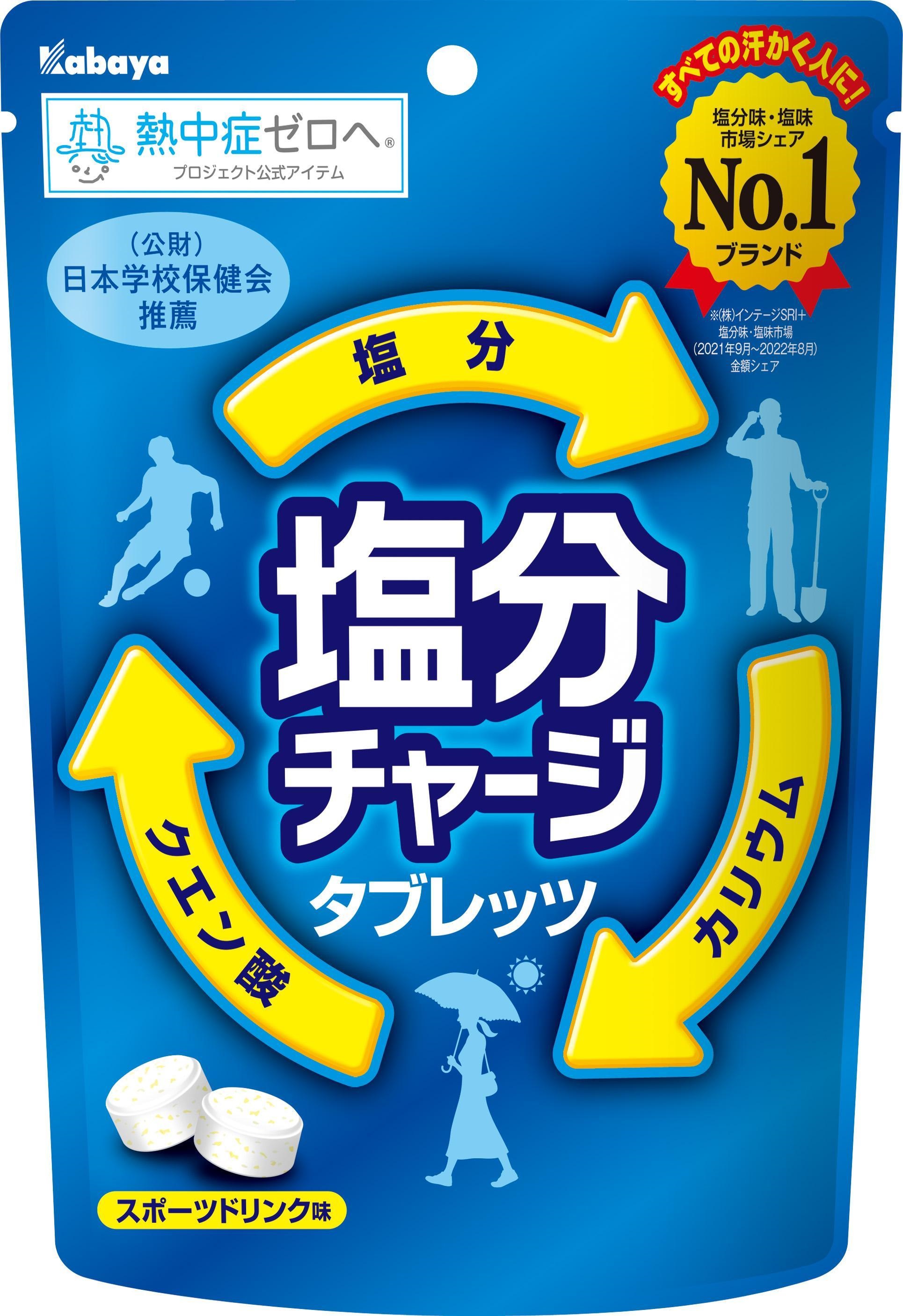 カバヤ食品 塩分チャージタブレッツ スポーツドリンク味 81g(個包装込み)