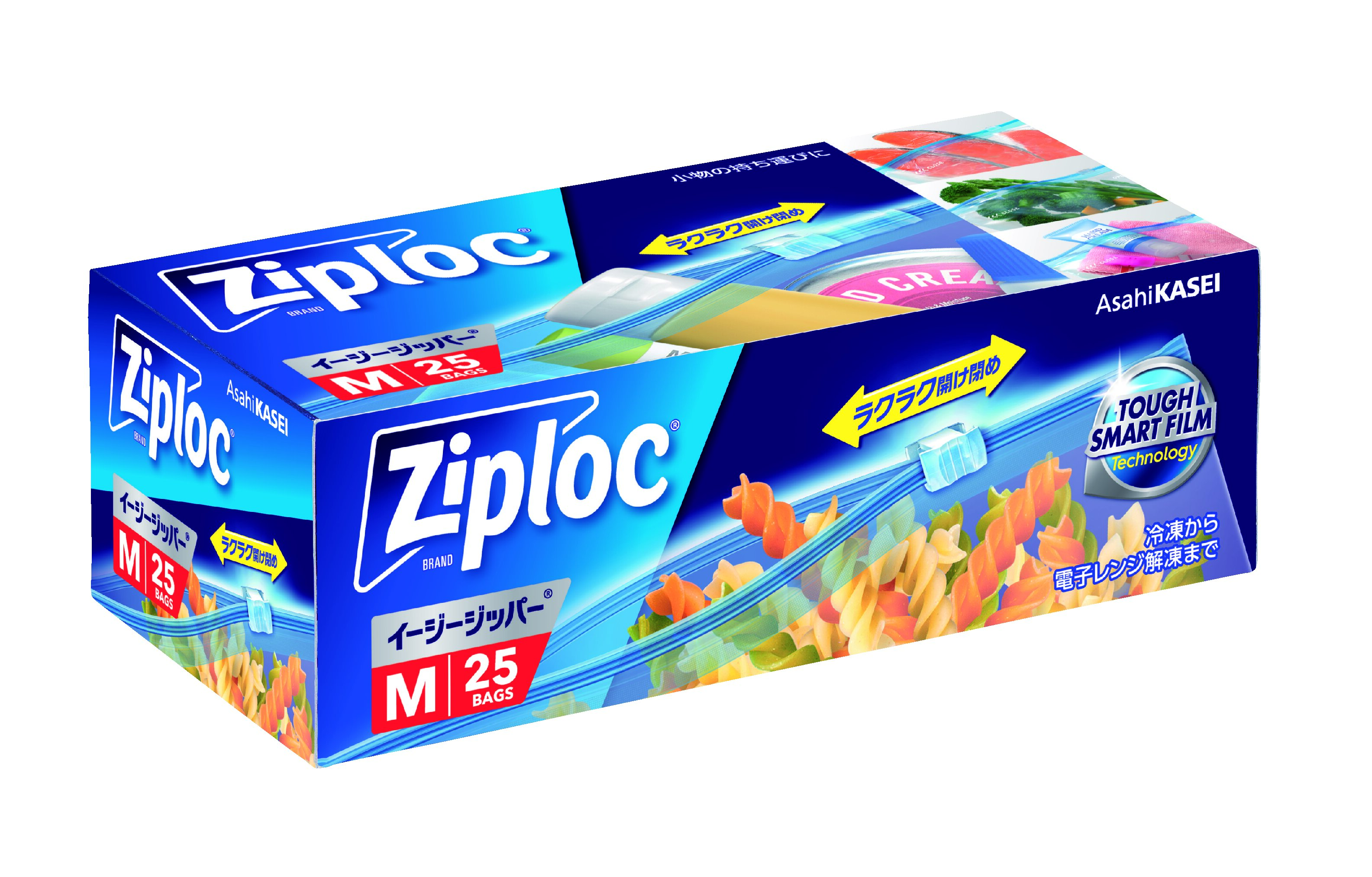 旭化成 ジップロック イージージッパー Mサイズ/25枚入