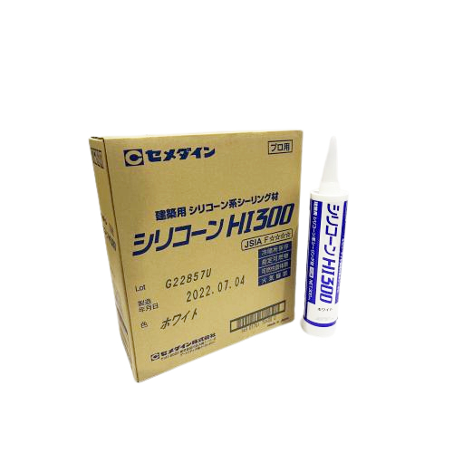 セメダイン シリコーンHI300 ホワイト 10本組(300ml×10本)