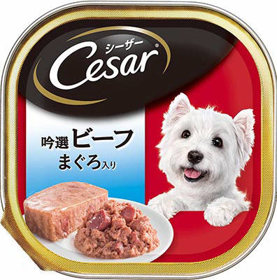 マースジャパン シーザー 吟選ビーフ まぐろ入り 100g