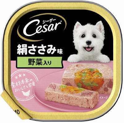 マースジャパン シーザー 絹ささみ味 野菜入り 100g