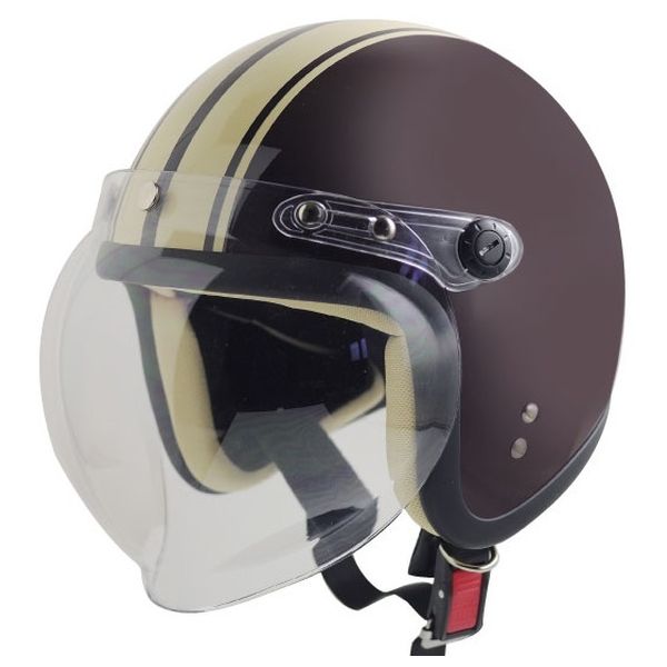 HBN シールド付ジェットヘルメット ／ NT－74 MBR