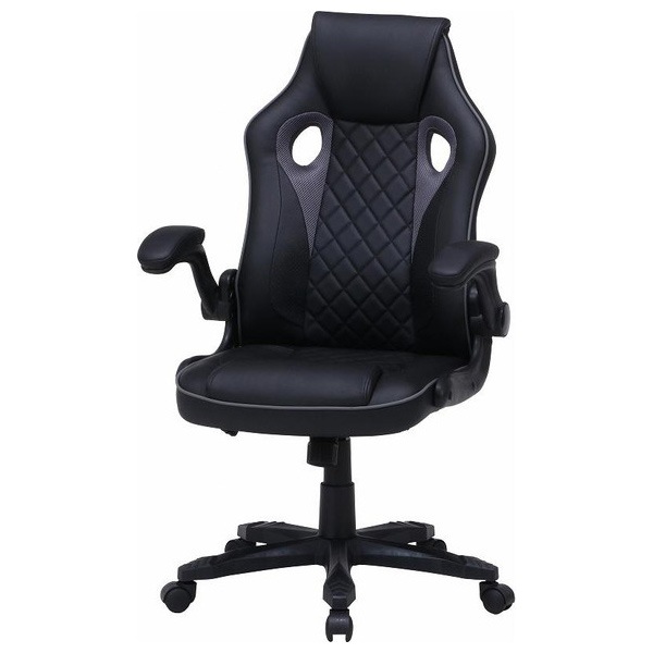 FJ DC GM デスクチェア ブラック＊ブルー ワーキングチェア FJ DC GM