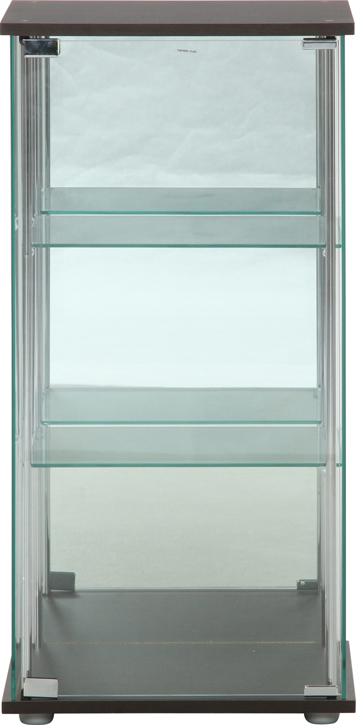 ガラスコレクションケース3段（背面ミラー付き） ／ 96048