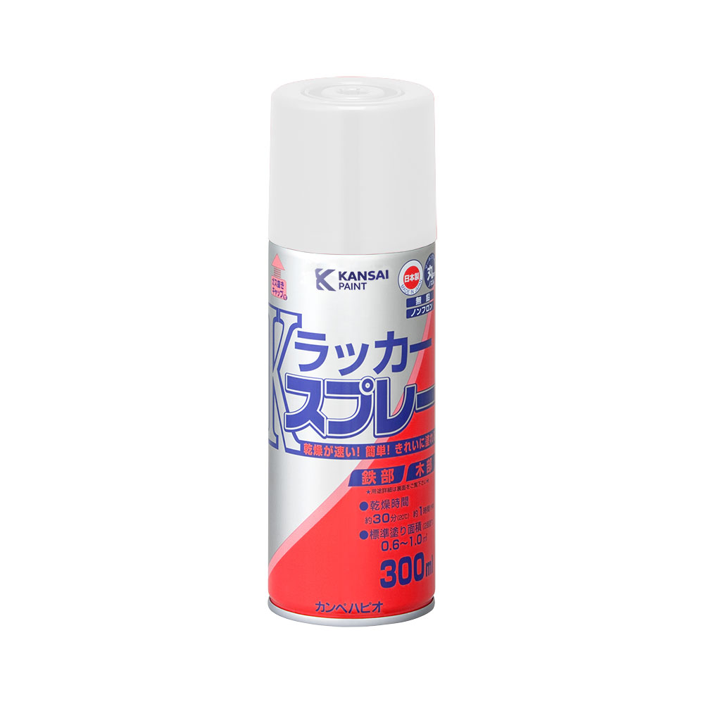 カンペハピオ Kラッカースプレー 白 300ml