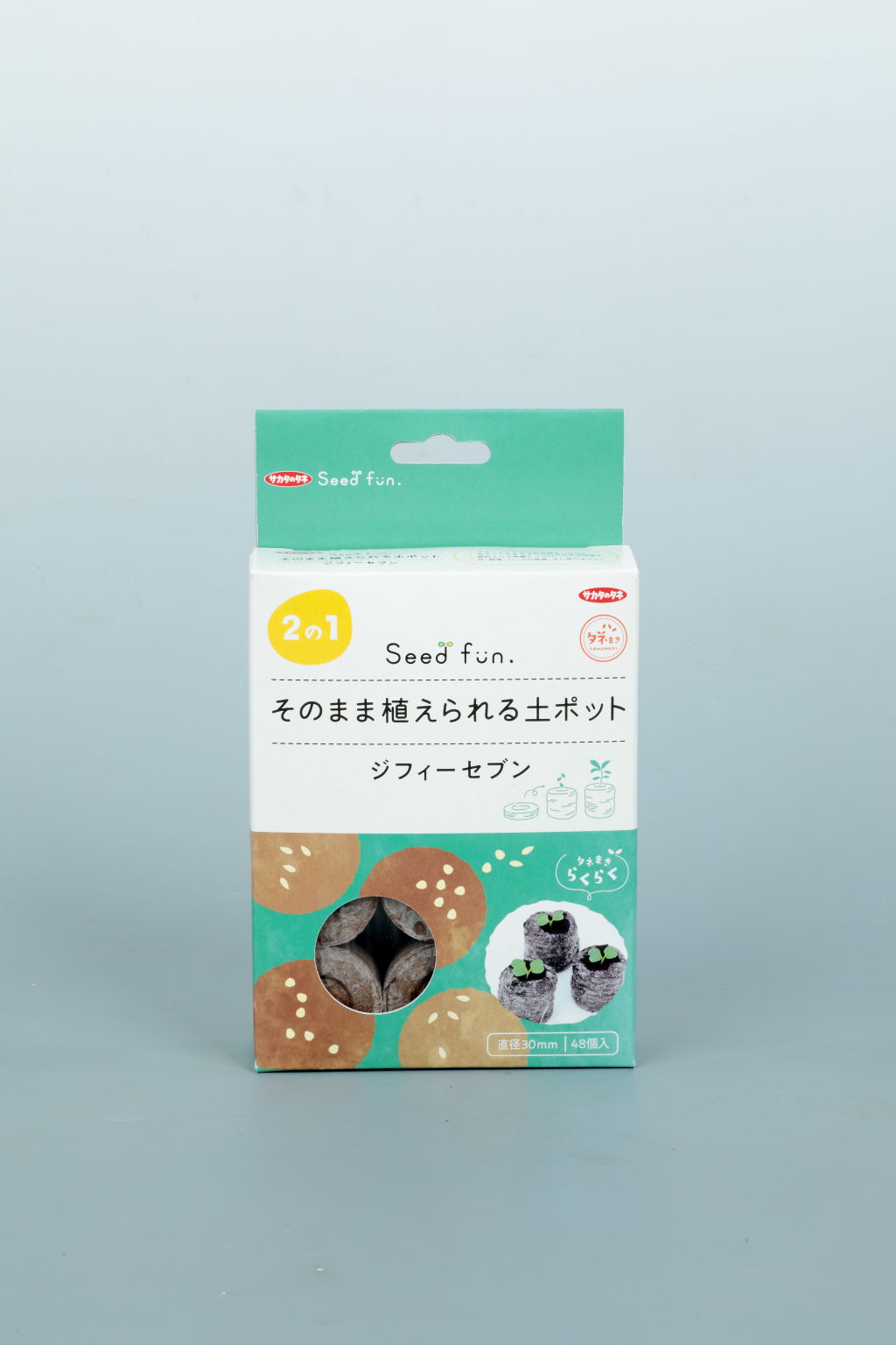 サカタのタネ 土ポット ジフィーセブン 30mm 1196個入り Amazon.co.jp: サカタのタネ【Seedfun.】そのまま植えられる土