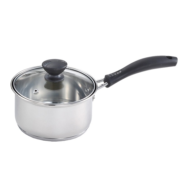 7層強力コーティング ステンレス鍋 ガラス蓋付き*6 7層強力