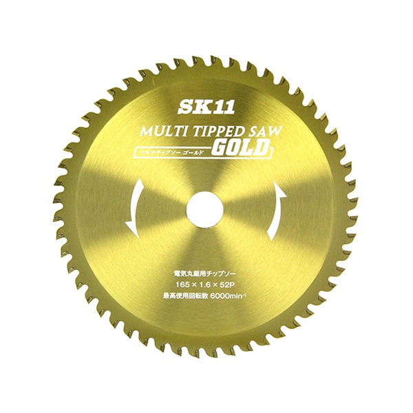 チップソー　190mm　９枚 SK11 丸ノコ替刃 丸ノコ チップソー MULTI 建材用 外径190mm 刃