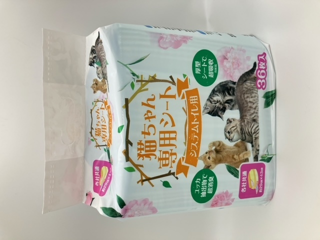 猫ちゃん専用シートシステムトイレ用36枚 ／ ㈱森光商店 | 商品検索