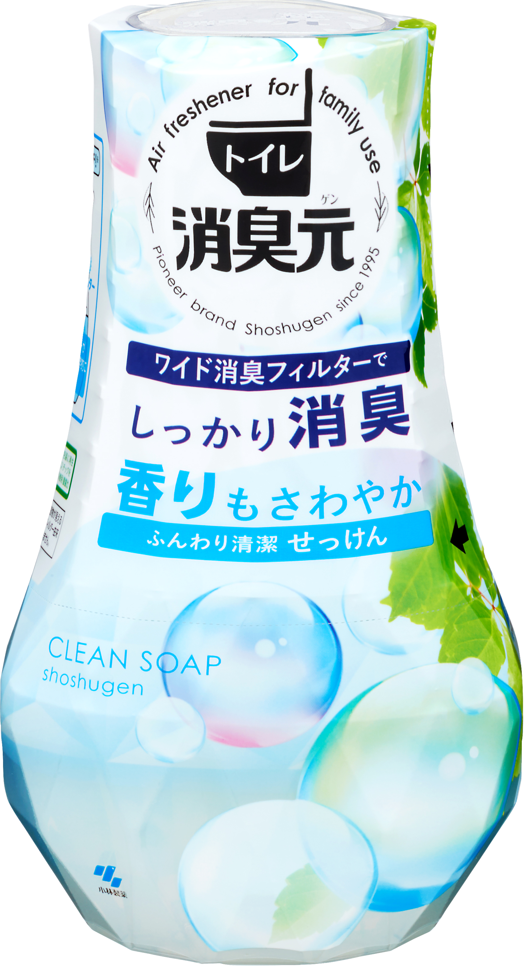 小林製薬 トイレの消臭元 ふんわり清潔せっけん 400ml