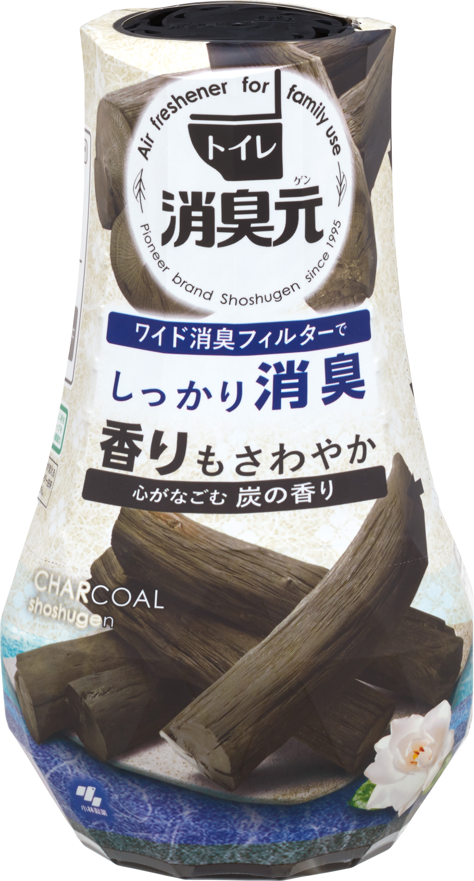 小林製薬 トイレの消臭元 心がなごむ炭の香り 400ml