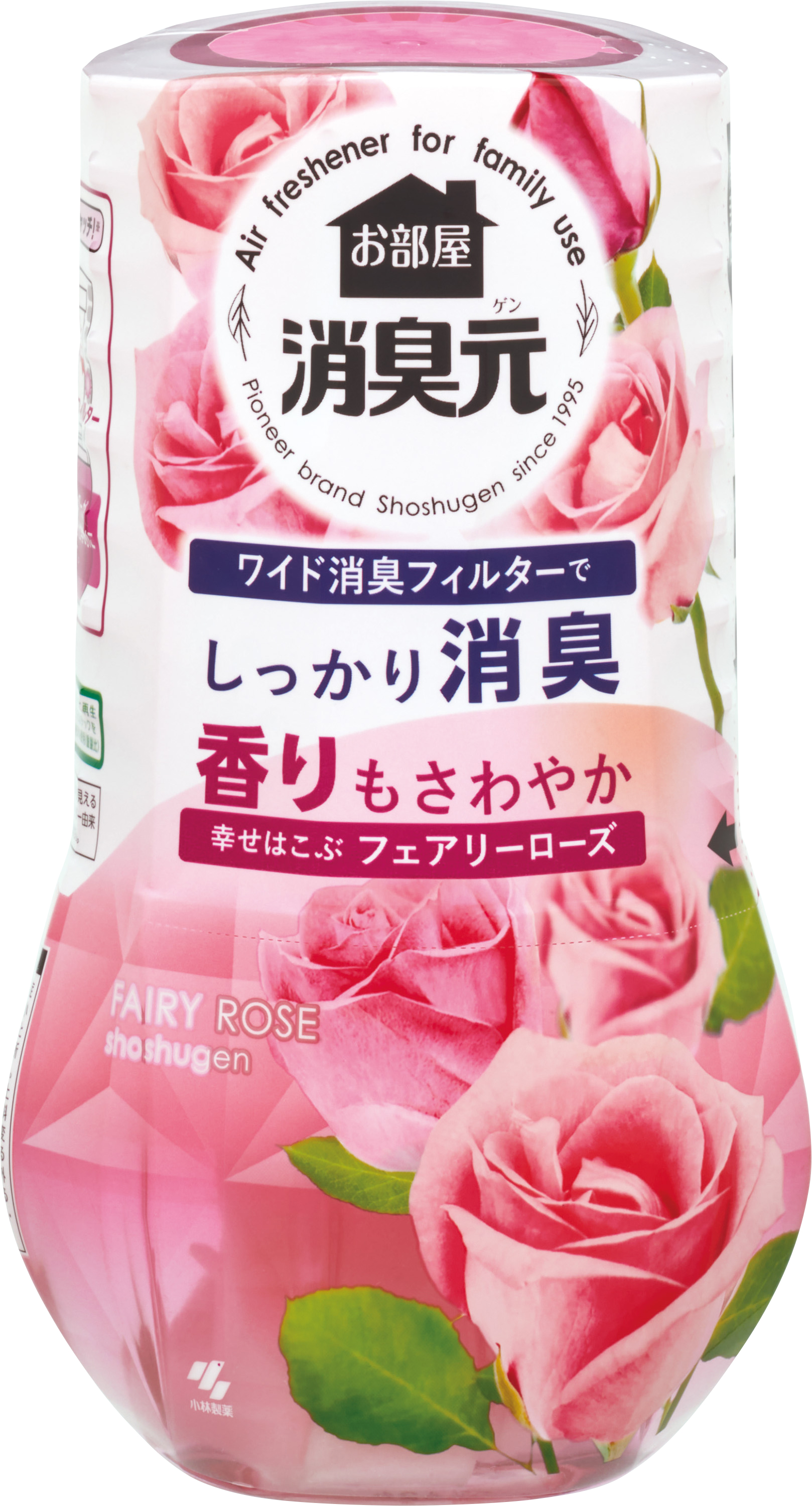 小林製薬 お部屋の消臭元 幸せはこぶフェアリーローズ 400ml