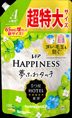 P&G レノアハピネス夢ふわタッチ シャインマスカットの香り つめかえ用超特大 1285ml