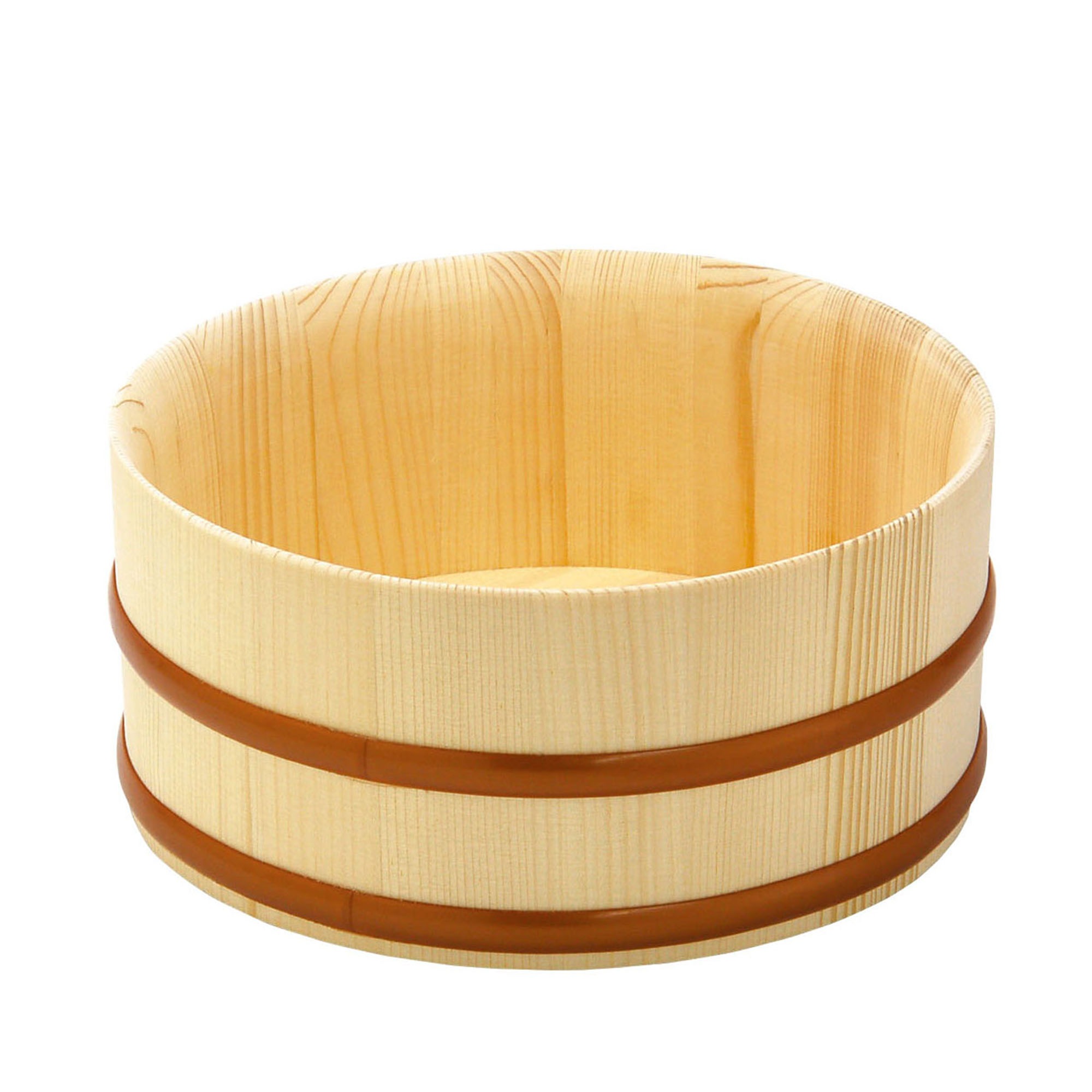 ヤマコー 天然木湯桶（口薄） 約22×高10CM | 商品検索