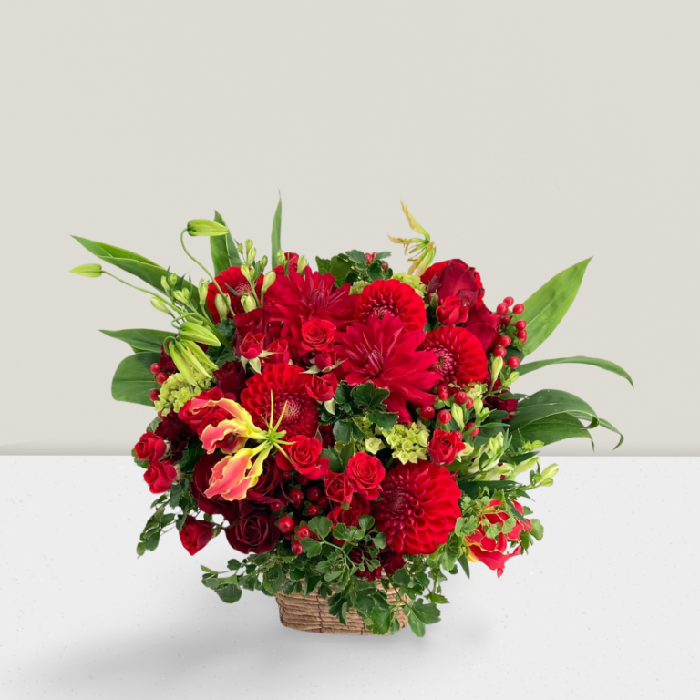 大幅値下げ(*Ü*)ノ\" 高級レッド系︎✿プリザーブドフラワーアレンジメント プリザーブドフラワー アレンジメント 赤 (縦16cm×横12cm×奥行