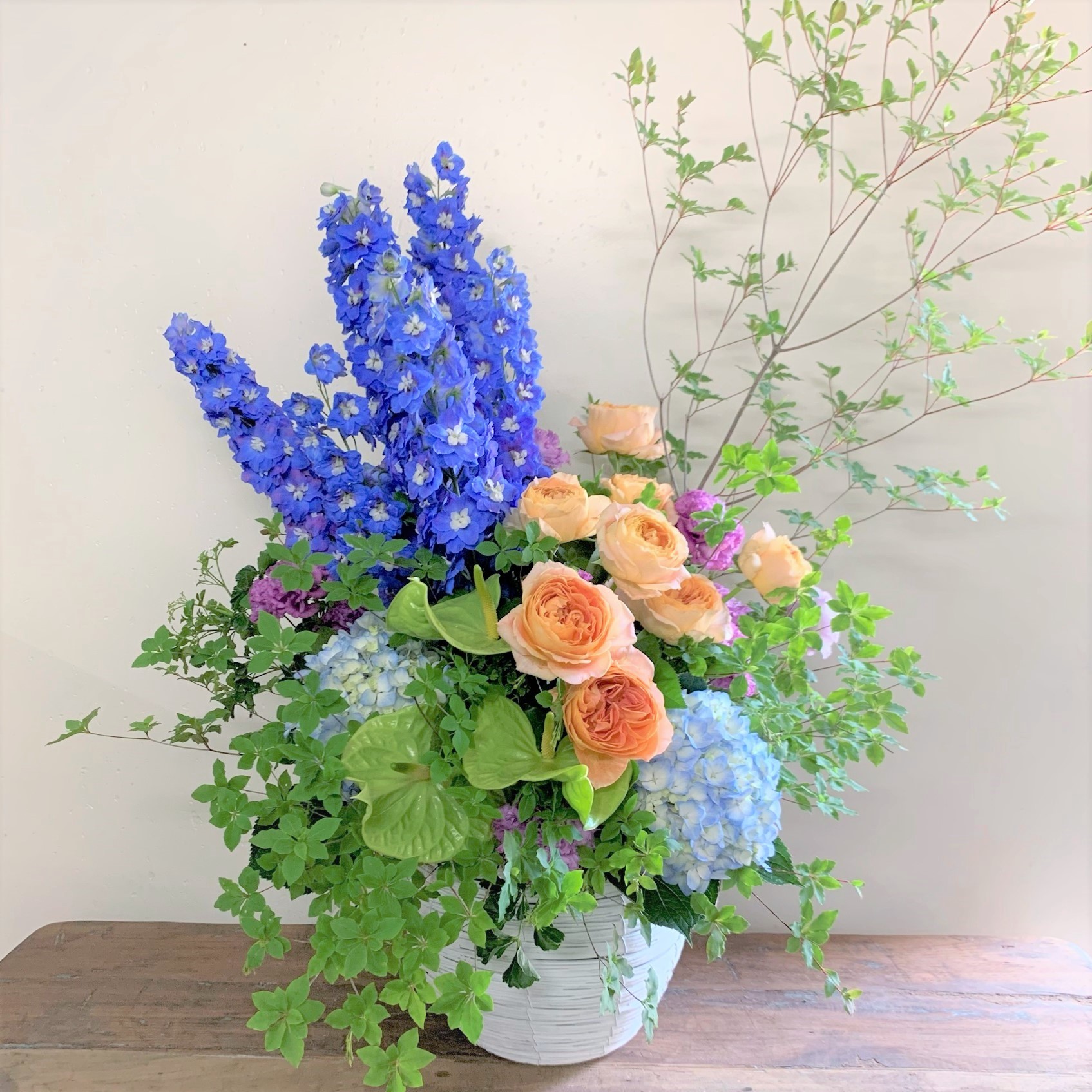 ドウダンツツジのアレンジ C-179｜6月オススメ ドウダンツツジを使った