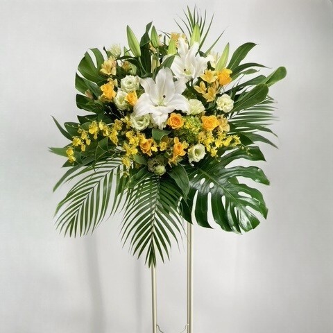 Loi design スターフルーツと花　10周年記念限定品 ARAKI様ライブ祝花 チェアフワースタンド zeppダイバーシティー