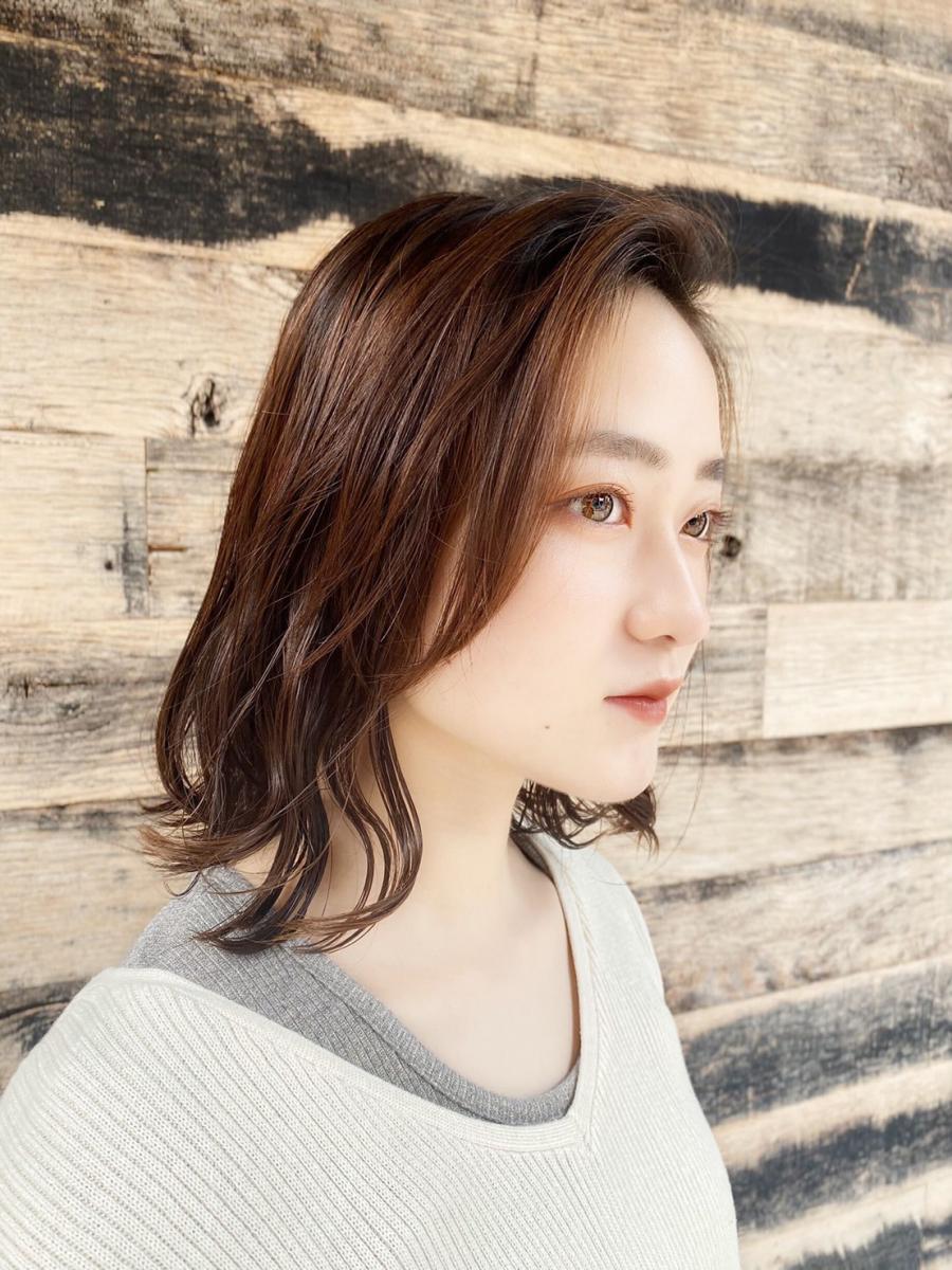 どんな年齢にも似合う最強ミディアムスタイル Tear Aveda ティアアヴェダ 静岡市葵区 おしゃれ Womo