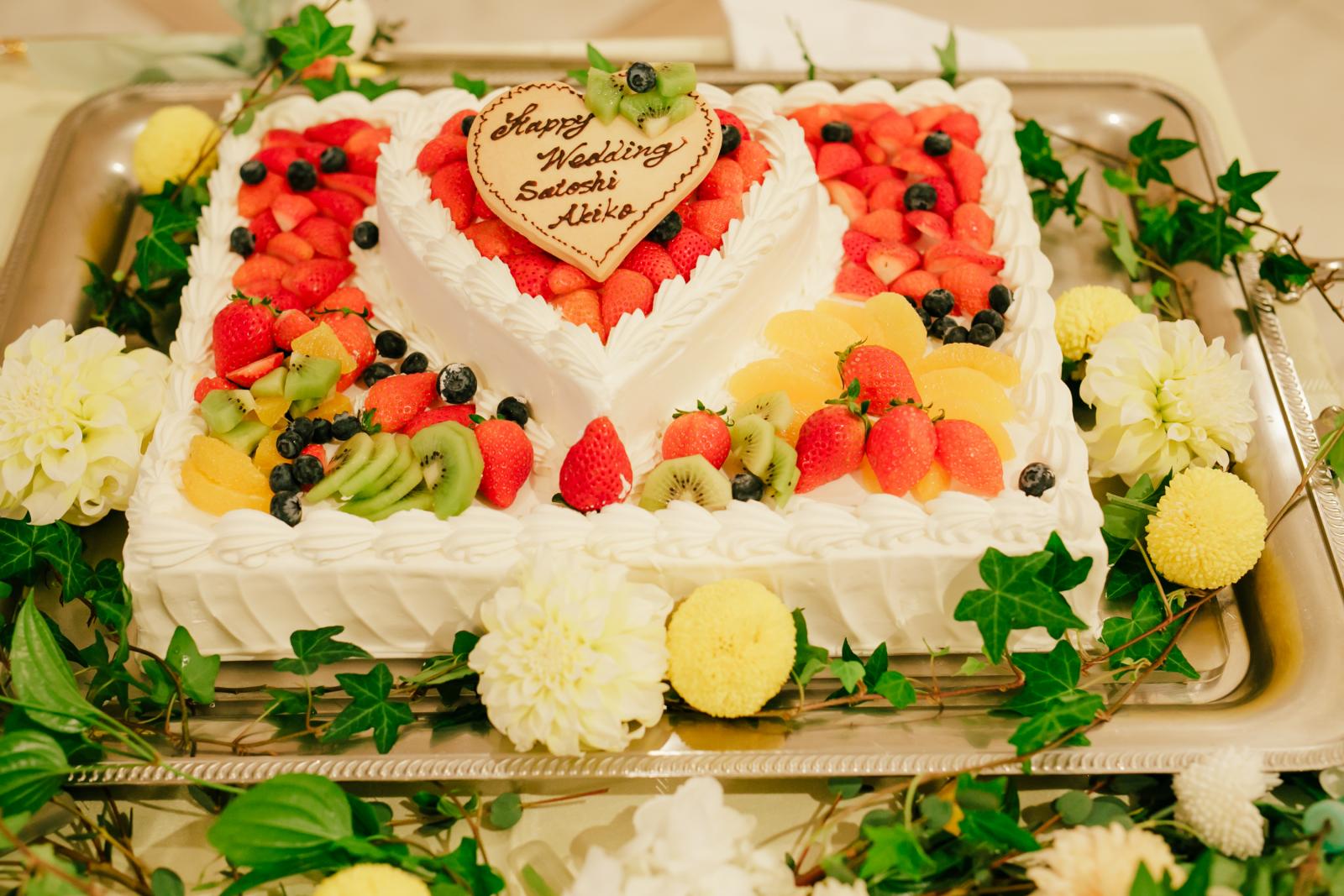 『特製ウェディング生ケーキ』プレゼント!結婚式2次会プランを40名様以上のご予約で!!のイメージ